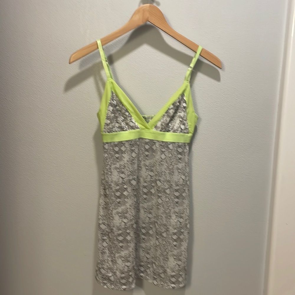 Splendid Intimates snakeskin and neon lingerie slip